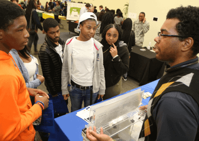 HIGH SCHOOL STUDENTS HEAD BACK TO THE CAES