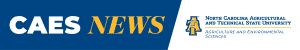 CAES News logo with university branding and digital news elements.