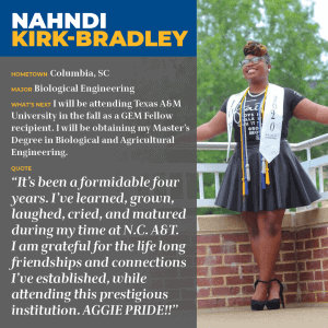 A woman in graduation attire celebrating outdoors with a diploma and sash.