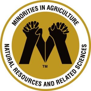 Empowerment of minorities in agriculture with natural resources and related sciences logo.