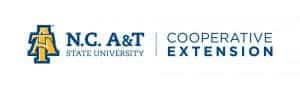 A vibrant logo of N.C. A&T State University Cooperative Extension program.