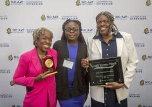 Celebrating Small Farms Week award winners at NC A&T Cooperative Extension event.