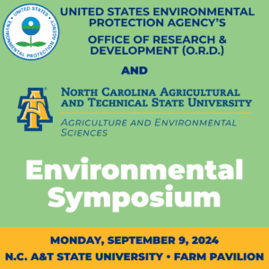 Enviromental Symposium advertisement flier, Decorative image